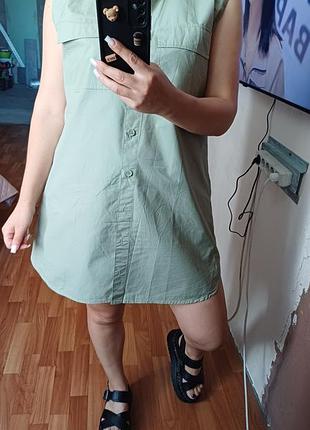 Платье рубашка, рубашка длинная h&amp;m оригинал р.м