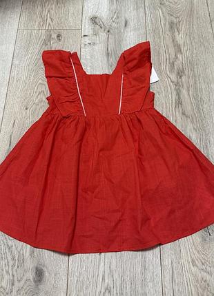 Бавовняна сукня сарафан для дівчинки zara hm mango gap next george