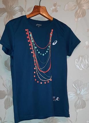 Футболка женская спортивная легкая летняя фирма asics размер м