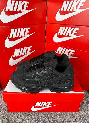Мужские кроссовки nike air max snox all black