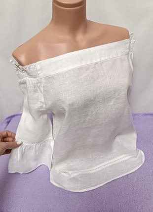 Блуза женская лен 36/38/10/8/46/44