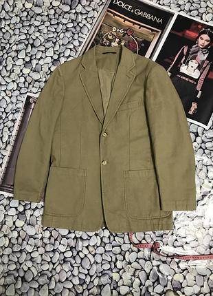 Піджак # зручний бежевий котоновий піджак