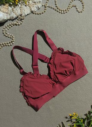 Бюстгальтер бралетт с кружевом