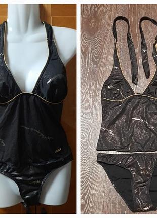 Красивий брендовий роздільний купальник- танкіні р. s baby phat by kimora lee simmons