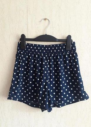 Летние легкие фирменные шорты свободного фасона пояс резинка