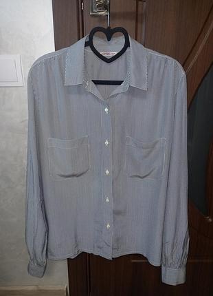 Шелковая блуза рубашка щек рубашка шелк 100%