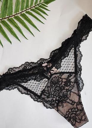Кружевные стринги victoria ́s secret виктория секрет оригинал