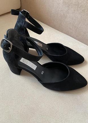 Туфли босоножки из натуральной замши женские от gabor🖤