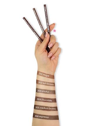 Олівець для брів luxvisage ultraslim 308
