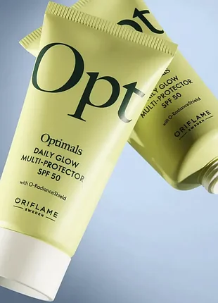 Мультифункциональный защитный крем для лица opt optimals с spf 50 код 45292