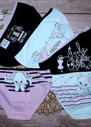 Набор 5 шт трусики 10-11 рост 146-152 донелла donella