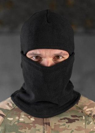 Балаклава флисовая черная  вт0594