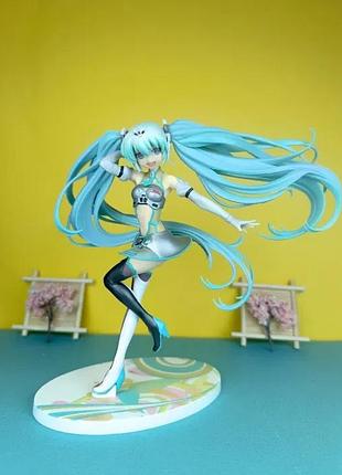 Оригінальна фігурка хацуне міку racing miku 2012 ver 19 см
