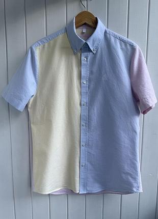 Сорочка з коротким рукавом, теніска river island, чоловіча, матеріал бавовна, розмір s-m