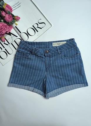 Джинсовые стрейчевые шорты в полоску esmara eur 38 р.