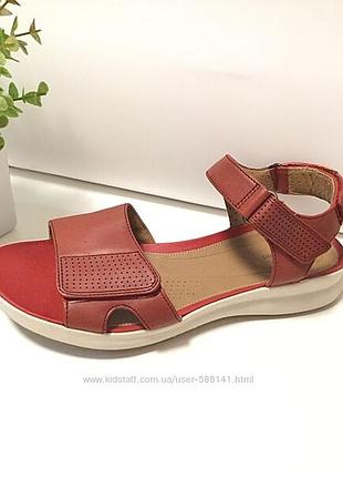 Р.39 clarks женские кожаные спортивные сандалии оригинал