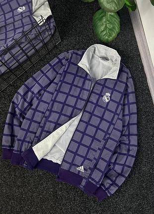 Даухстороння куртка adidas real madrid