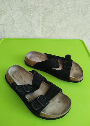 Кожаные женские шлепанцы 39 размер fatface