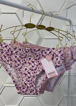 Женские трусики слипы средняя посадка