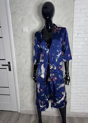 Пояжна накидка кардиган халат m-l