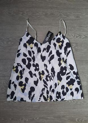 Женская майка леопардовая от boohoo
