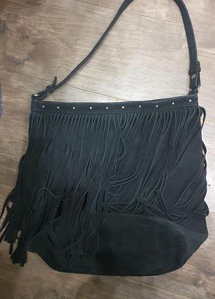 Сумка кожа замша 40×40
на молнии