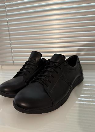 Шкіряні чоловічі  ортопедичні туфлі розмір 41