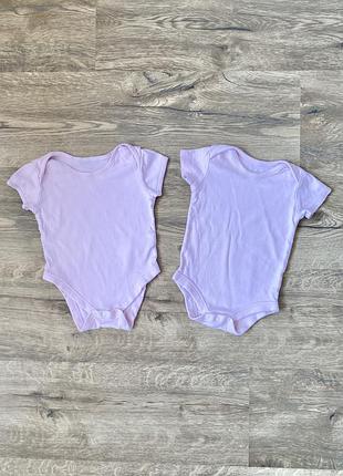 Комплект боді з коротким рукавом на 3-6 місяців