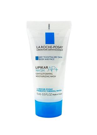 Ніжна пінка для очищення тіла la roche posay lipikar wash ap+
