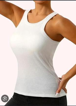 Женская майка рубчик