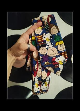 Peanuts / snoopy / charles monroe schulz / чарльз моноро шульц / снупи / галстук /
