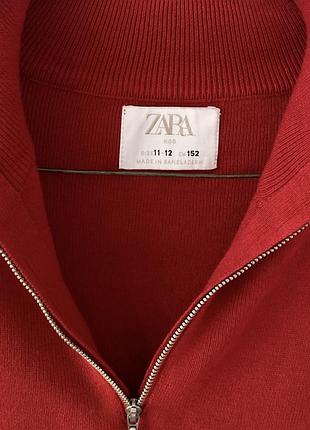 Красный подростковый джемпер zara kids 2