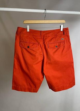 Lacoste розмір 33 як нові!!! оригінальні помаранчеві шорти