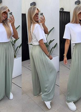 Легкі брюки палаццо ✔️супер ціна ✔️лідер продажів