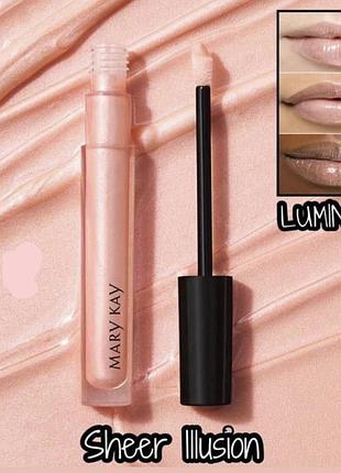 Блиск для губ mary kay unlimited сяюча ілюзія/sheer illusion (мерехтливий)