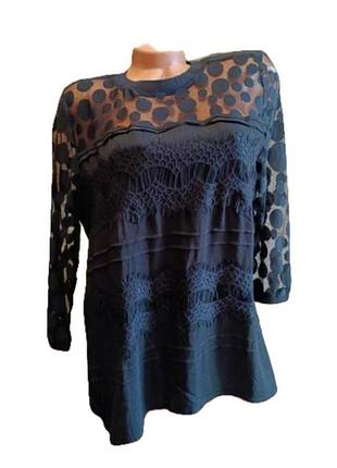 Блуза з мереживом об'єм 110-114 см.