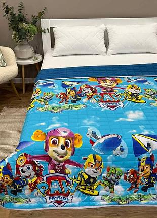 Двостороння дитяча ковдра-покривало півтораспальний розмір 150/210