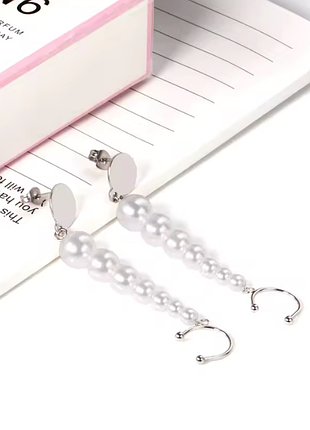 Серьги с клипсой нержавеющая сталь stainless steel