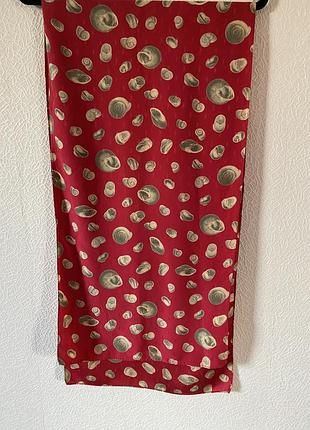 Шовковий шарф чераонооо кольору в мушлях