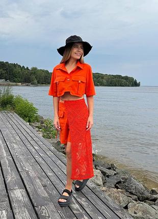 Украинский фартук фартук фартук приспехи украинского бренда polivik оранж апельсин