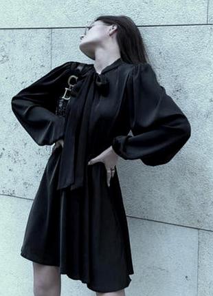 Стильне плаття вільного крою зі штучного шовку, 52-54-56, оверсайз, гіпоалергенний поліестер, w.алерія