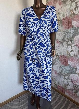 Сукня з хрусткого котону з карманами