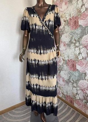 Натуральна сукня на запах