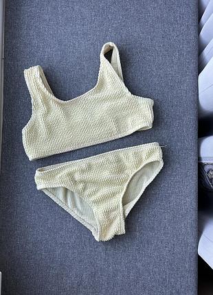 Купальник для дівчинки 7 років. купальник дитячий primark. роздільний дитячий купальник