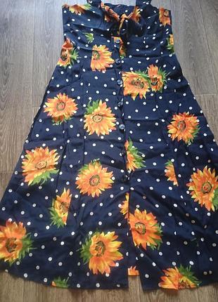 Яркий красивый сарафан 48раз