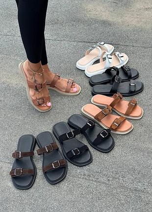 Шлепанцы женские натуральная кожа/замша 36-41р