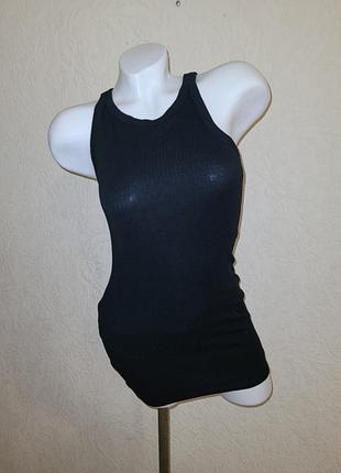 Мини платье ткань в рубчик