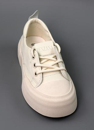 Кеды женские 589666 молочные