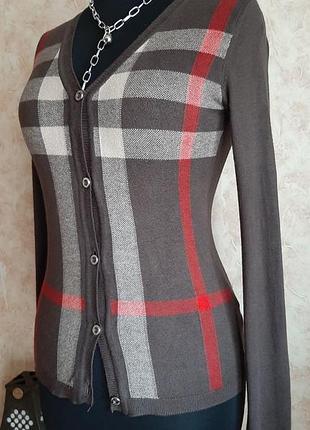 Кофта- кардиган burberry, размер s