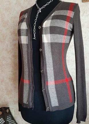 Кофта- кардиган burberry, размер s 2